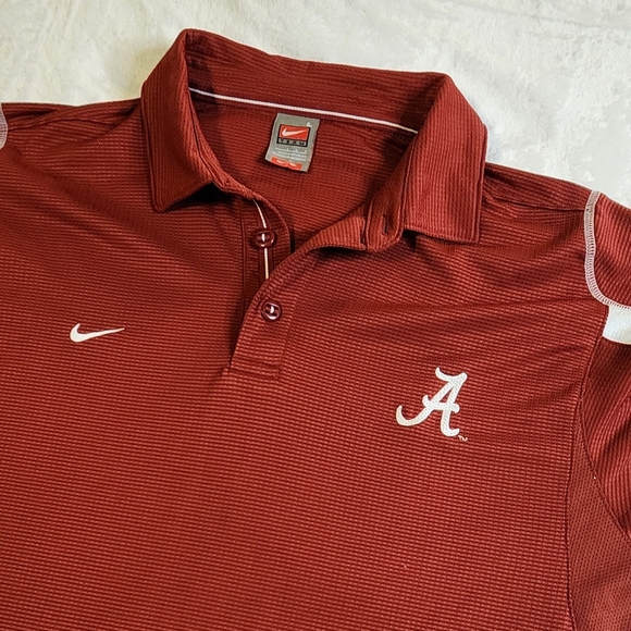 Nike Other - Nike Men's Alabama Polo Shirt, Crimson, EUC, Size Large